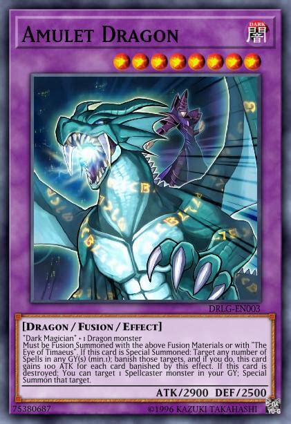 The Enchanted Amulet Dragon: A Fantastic Addition to Your Yu-Gi-Oh Collection